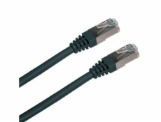 Patch cord FTP cat.5e 0,5 M čierny