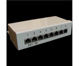 Patch panel Box 8-port Cat.5e STP na zed &#39;