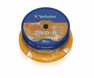 Verbatim DVD+R 4,7GB 16x, 25ks