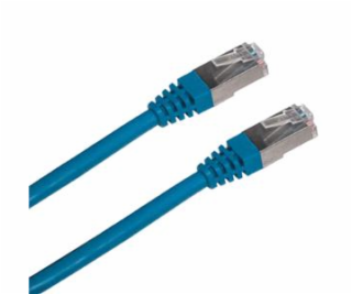 Patch cord FTP cat.5e 0,5 M modrý