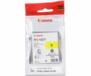 CANON INK PFI-102 YELLOW iPF-500, 600, 700