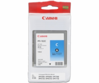 CANON INK PFI-102 cyan iPF-500, 600, 700