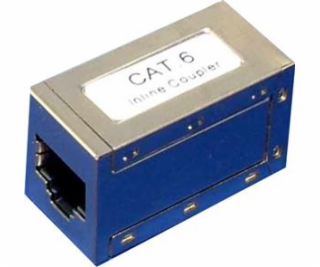 Spojka 2x RJ45 STP Cat.6