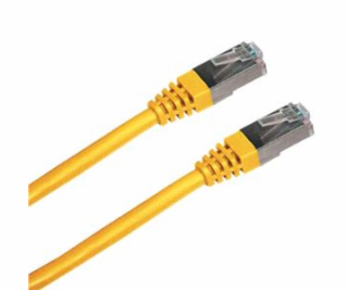 Patch cord FTP cat.5e 0,5 M žltý