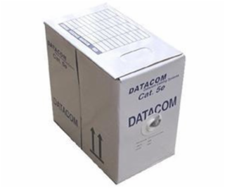 DATACOM UTP flex, Cat.5e PVC, šedý, 100m, licna