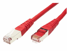 Patchkabel S / FTP, Cat.6, 2xRJ45, 1m červený