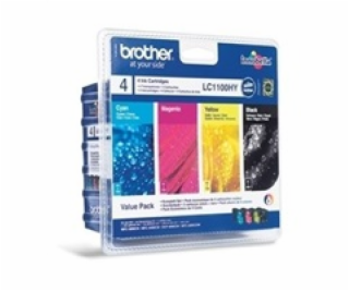 Brother LC-1100 HY Value Pack BK/C/M/Y