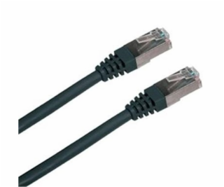 Patchkabel S / FTP, Cat.6, 2xRJ45, 0,5 m čierny