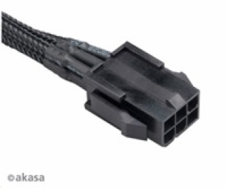 AKASA Kabel Flexa V6 prodloužení k 6pin VGA PSU, 40cm