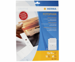 Herma fotophan 13x18 10 listov biela 7587