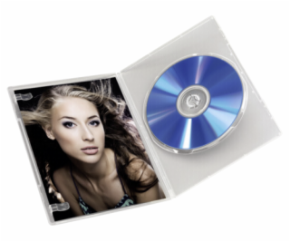 1x10 Hama Slim DVD Jewel Case transparent                ...