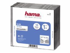 HAMA SLIM Box na 1x CD/DVD/BR 5mm plast, 10ks