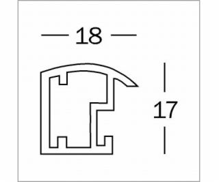 Walther Trendstyle striebro20x30 plast KP030S