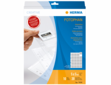 Herma Slide Pockets 5x5 10 sheets clear/matt        7698