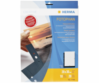 Herma fotophan 20x30 cierna 10 listov 7788