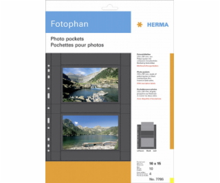 Herma fotophan 10x15 na sirku 10 listov cierna 7786