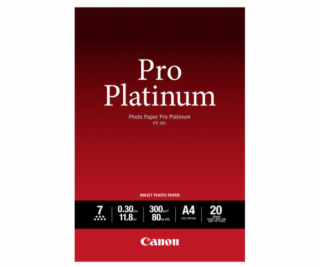 Canon PT-101 A 4, 20 sheet Photo Paper Pro Platinum   300 g