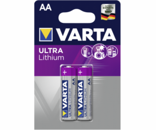 1x2 Varta Professional Lithium Mignon AA LR 6