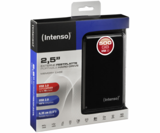 Intenso Memory Case 500GB 2,5 USB 3.0 čierna 