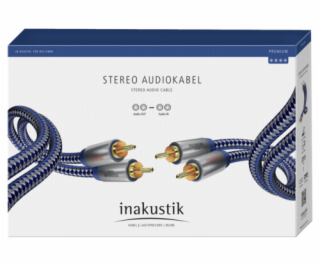 in-akustik Premium Audio kabel Cinch - Cinch 0,75 m