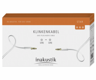 5x in-akustik Star Audio kabel 3,5 mm Jack 0,75 m