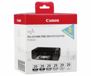 Canon PGI-29 Multipack MBK/PBK/DGY/GY/LGY/CO