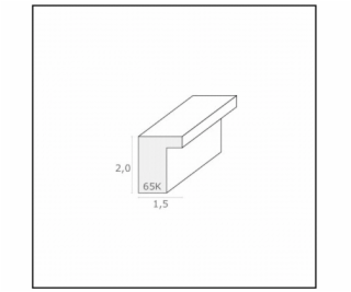 Deknudt S65KQ1 hneda 20x30 drevo doppeltes Passepartout