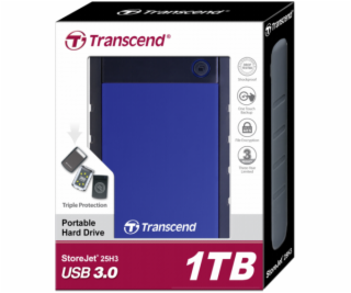 Transcend StoreJet 25H3 2,5  1TB USB 3.1 Gen 1