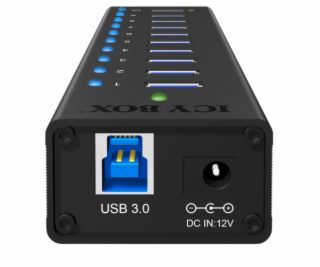 Raidsonic ICY BOX IB-AC6110 10-Port USB 3.0 Hub