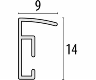 ZEP New Easy zlata 15x20 plast Rahmen KG3