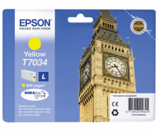 Epson ink cartridge L yellow T 703 WorkForce Pro       T ...