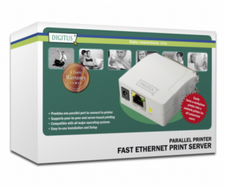 DIGITUS Fast Ethernet Print Server paralelny