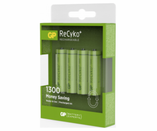 1x4 GP ReCyko NiMH Akku AA 1300mAH, ready to use