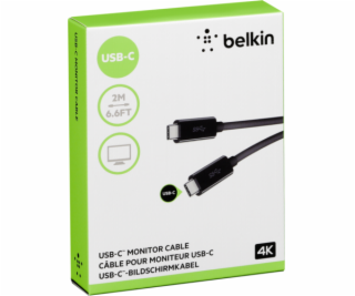 Belkin USB-C/USB-C Monitorkabel 2m 100W cierna F2CU049bt2...