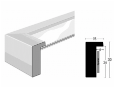 Nielsen Aura cierna 24x30 drevo vrat. Passepartout 1122000