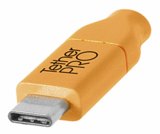 Tether Tools USB-C to USB-C 4,60m oranzova