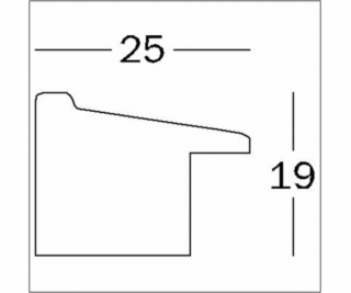 Walther Bohemian           20x30 plast creme EN030C