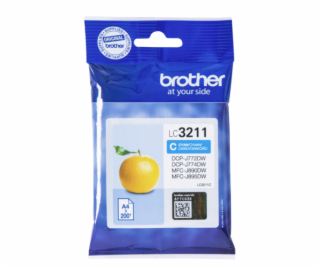 Brother LC-3211 C azurova