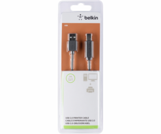 Belkin USB 2.0 Premium Drucker Kabel, USB-A/USB-B, 3m, ci...