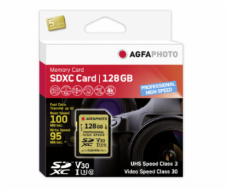 AgfaPhoto SDXC UHS I       128GB Professional High Speed ...