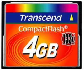 Transcend 4GB CF (133X) pamäťová karta