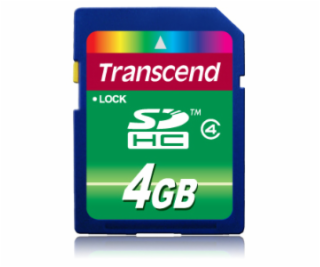 Transcend 4GB SDHC (Class 4) pamäťová karta