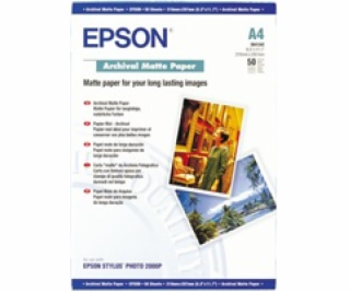 EPSON A4, Archival Matte Paper (50 listov)