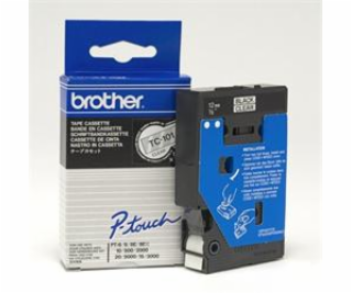 BROTHER TC101 Black On Clear Tape (12mm)