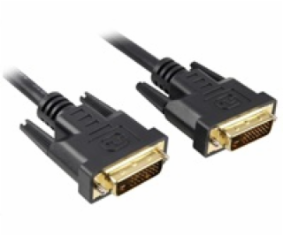 PREMIUMCORD Kabel DVI - DVI propojovací 2m (DVI-D, M/M, d...