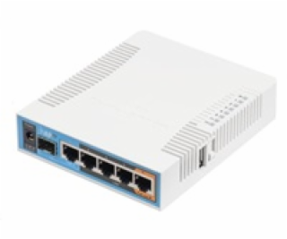 MikroTik hAP ac, 720MHz CPU, 128MB RAM, 5x LAN, 2.4+5GHz,...