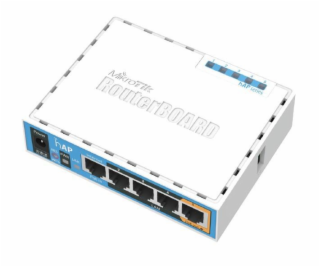 MikroTik hAP, 650MHz CPU, 64MB RAM, 5x LAN, integr. 2.4GH...