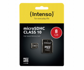 INTENSO Micro SDHC karta 8GB Class10