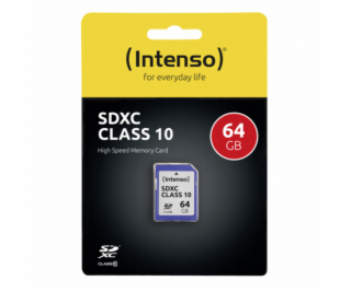 Intenso SDXC karta 64GB Class 10