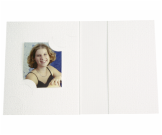 1x100 Daiber Passport photograph folders for 3 sizes , white